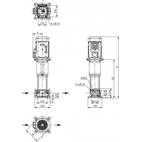 Фото Насос Wilo HELIX V5202-4/16/E/S/400-50-FF240 2
