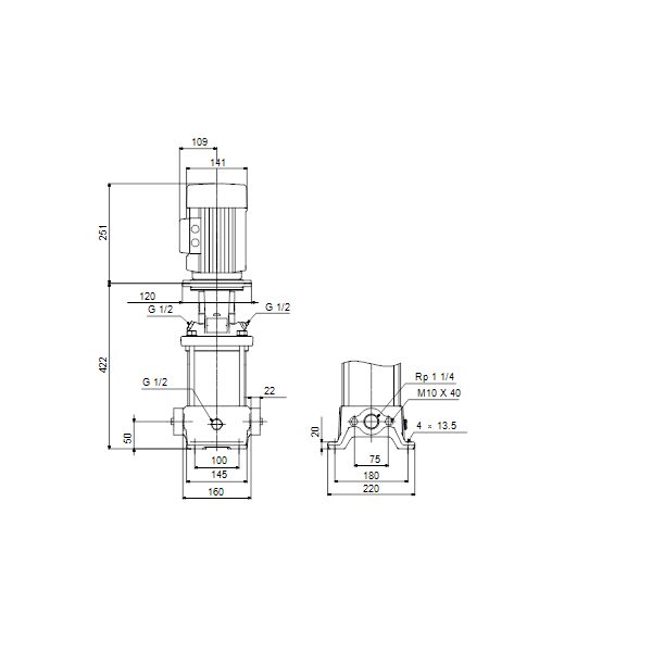 Фото Насос Grundfos CR5-8 A-A-A-E-HQQE 1