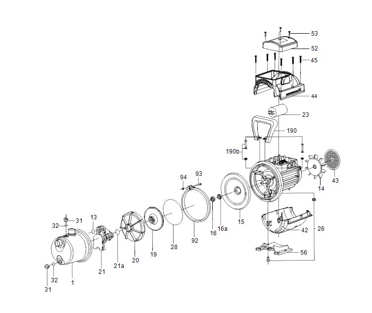 Фото Насос Grundfos JP 4-47 1x230V 50Hz 1,5m SCHUKO HU 3