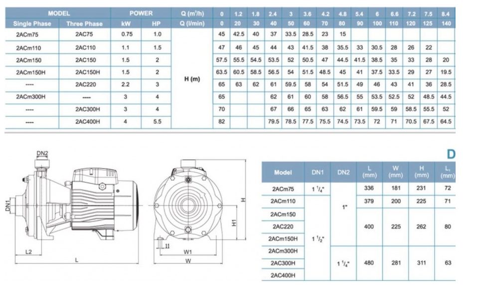 Фото Насос Leo 2AC220 2