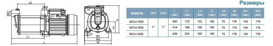 Фото Насос Leo 5ECm100S 2