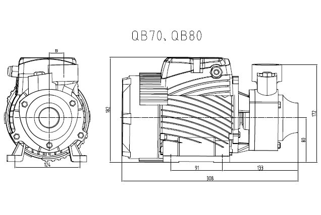 Фото Насос Pumpman QB80N 2