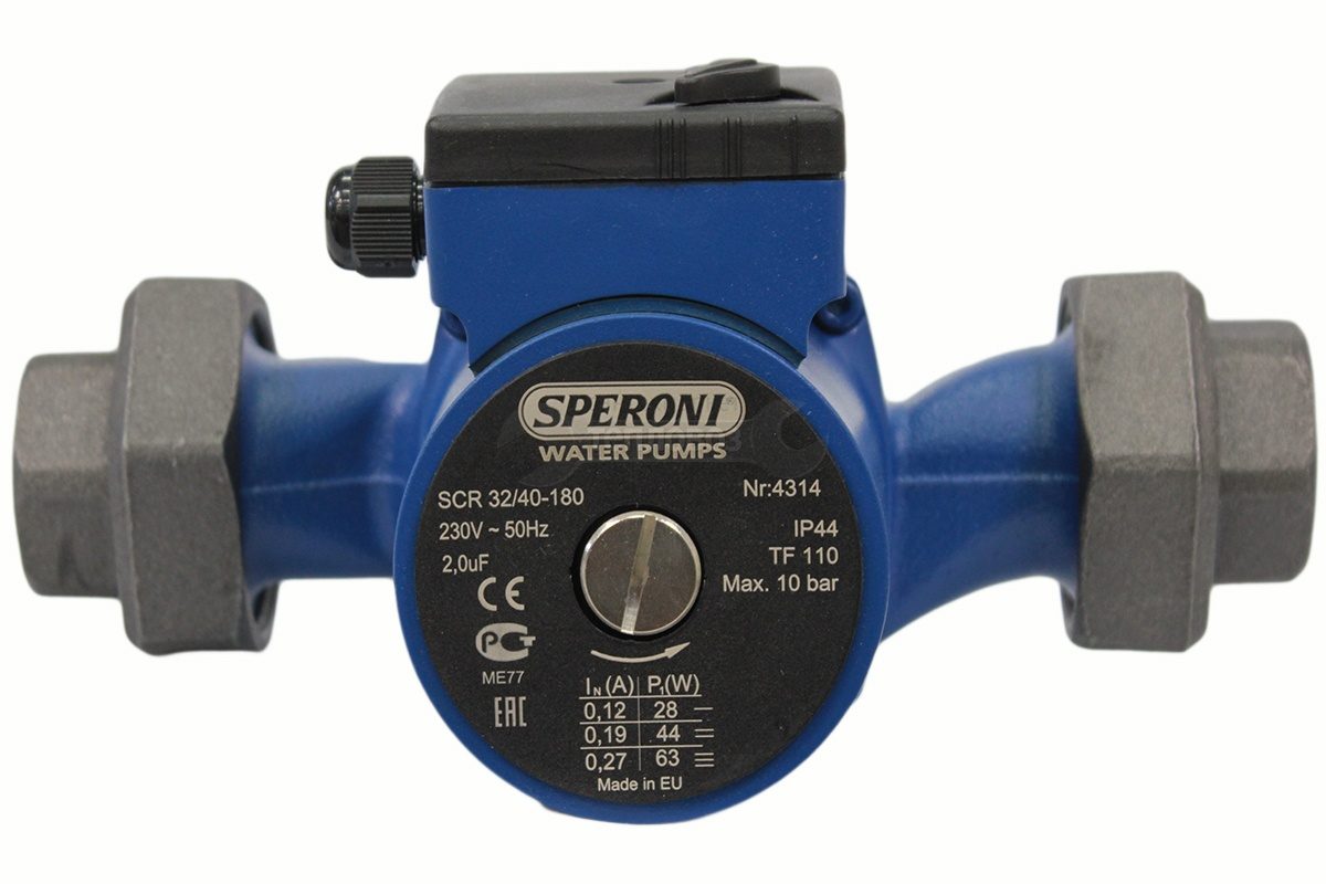 Насос SCR 32/40-180, tre velocita Speroni 3240TV