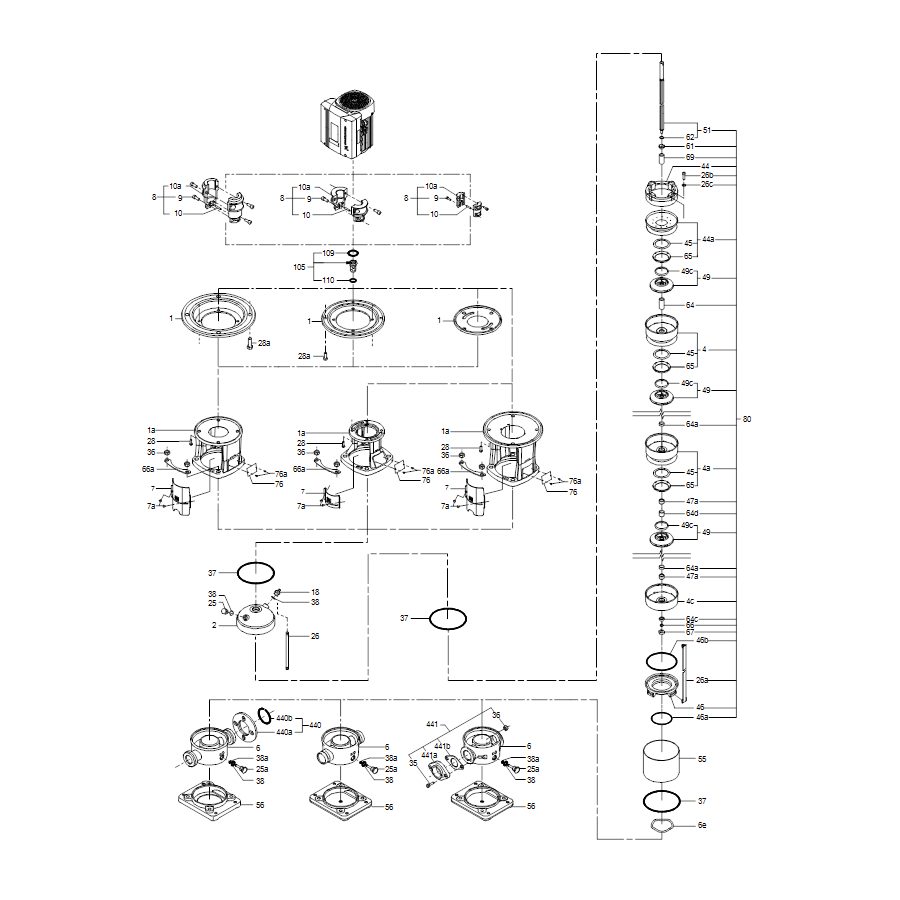 Фото Насос Grundfos CR5-10 A-A-A-E-HQQE 3x230/400 50HZ 4