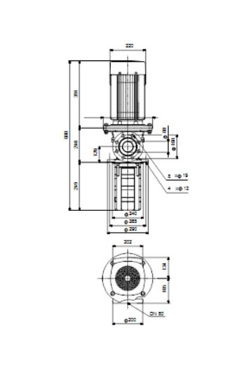Фото Насос Grundfos MTR 64-2/1 A-F-A-HUUE 5,5kW 3x380-415V 50Hz 2