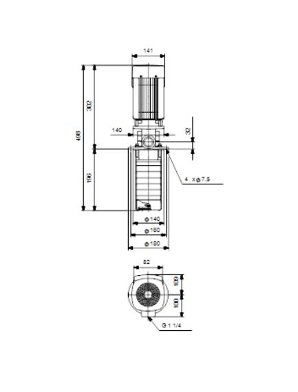 Фото Насос Grundfos MTR5-3/3 A-W-A-HUUV 3x230/400 50Hz 2