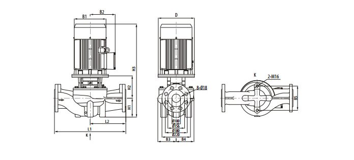 Фото Насос Waterstry SCRV 100-17G/2, 3х380/660V; 5,5 kw; раб. колесо - чугун 2