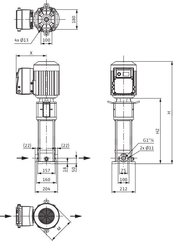 Фото Насос Wilo HELIX VE 606-1/16/E/S 1