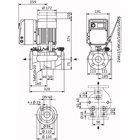 Фото Насос Wilo IP-E 40/120-1,5/2 2
