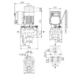 Фото Насос Wilo IP-E 40/130-2,2/2 2
