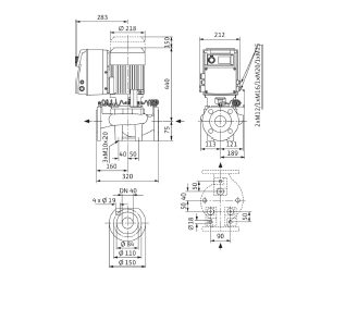 Фото Насос Wilo IP-E 40/160-4/2 2