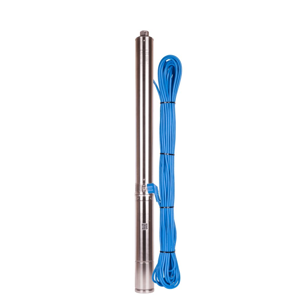 Фото Насос скважинный Aquario ASP1.8E-100-90 (встр.конд., каб.100м) 3