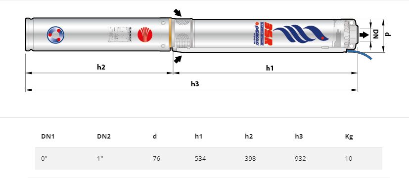 Фото Насос Pedrollo 3SR 1m/14 P 0,25 кВт 5