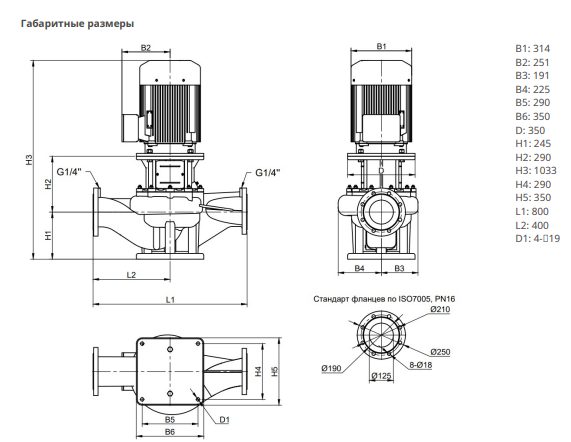 Фото Насос Native IPN 125/255-11,0/4 1