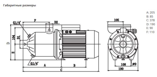 Фото Насос Native MHI 203-1/E-3-400-50-2-X 1