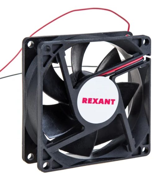 Вентилятор RQD 8025MS, DC 12В REXANT 72-5080