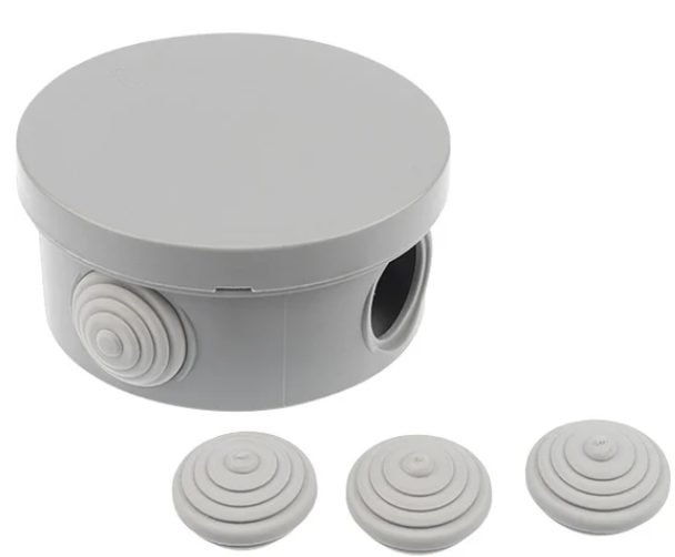 Коробка распаячная ОУ, D 85х40мм REXANT 28-3009