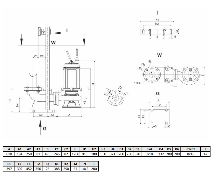 Фото Канализационный насос WELLMIX 200WQ2-300-7-11/4_380V 2