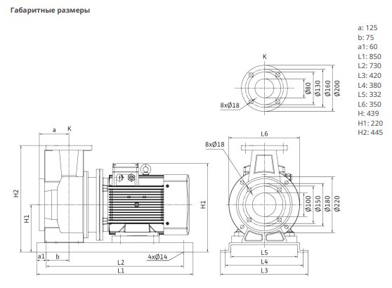 Фото Насос Native BPG 80/160-11/2-ST 1