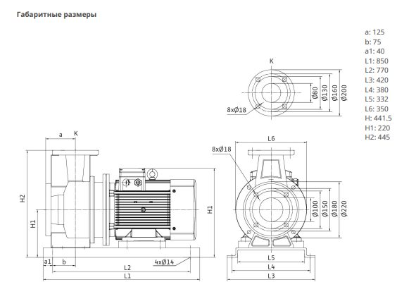 Фото Насос Native BPG 80/160-18,5/2-ST-H12 1