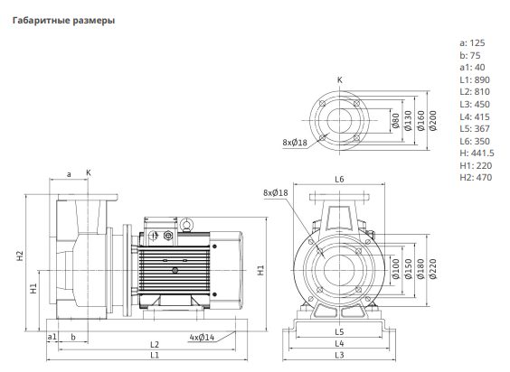 Фото Насос Native BPG 80/200-22/2-ST 1