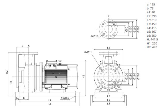 Фото Насос Native BPG 80/200-22/2-ST-H12 1