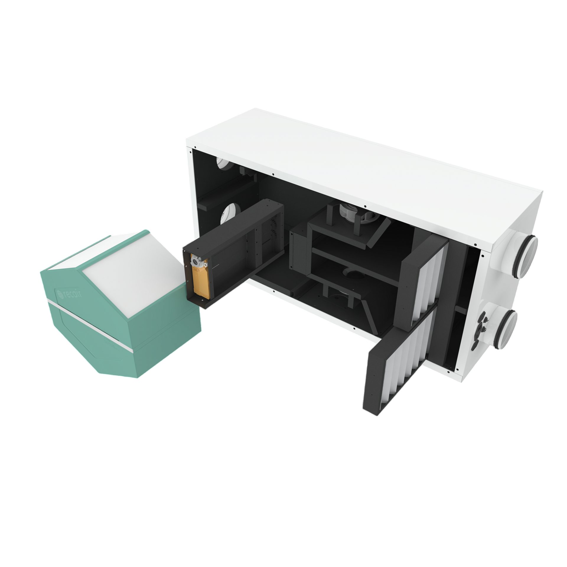 Фото Приточно-вытяжная вентиляционная установка Sysimple SAVE H-150/F7/L 1