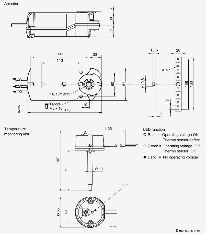 Фото Привод воздушной заслонки Siemens GRA326.1E/12 1