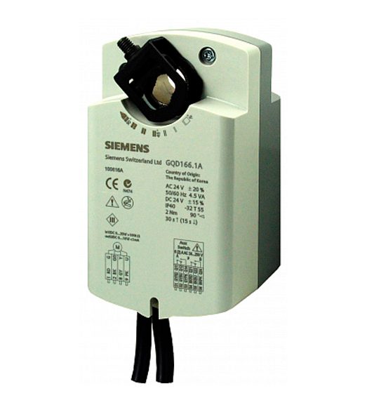 Привод воздушной заслонки Siemens BPZ:GQD326.1A