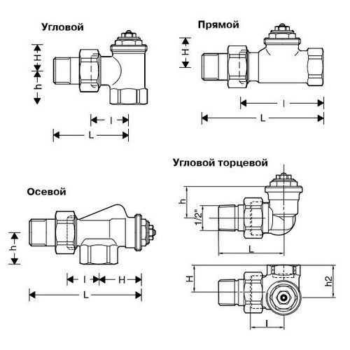 Фото Клапан радиаторный Honeywell-Resideo V2000 со вставкой типа VS 1