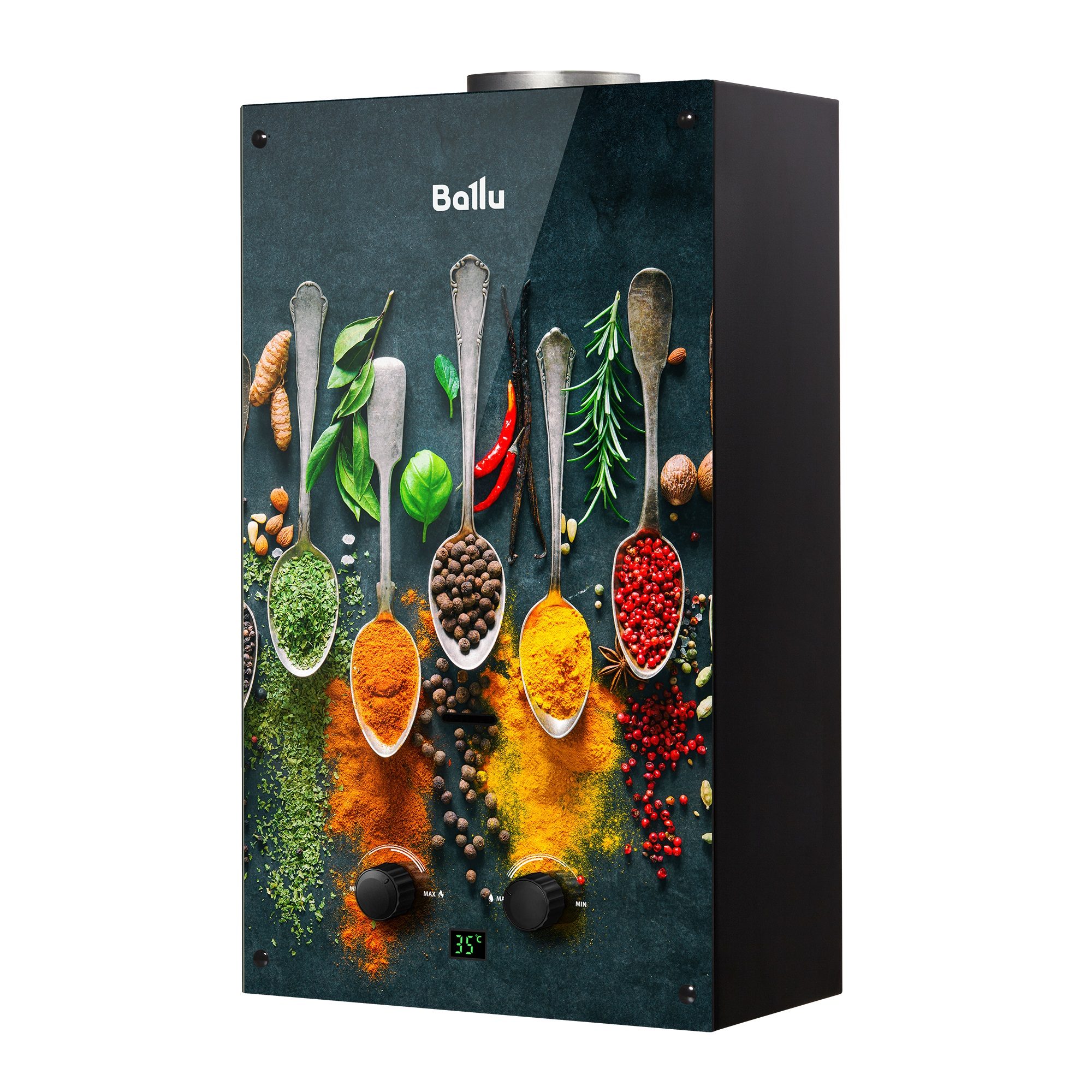 Колонка газовая Ballu GWH 10 FIERY GLASS CURRY