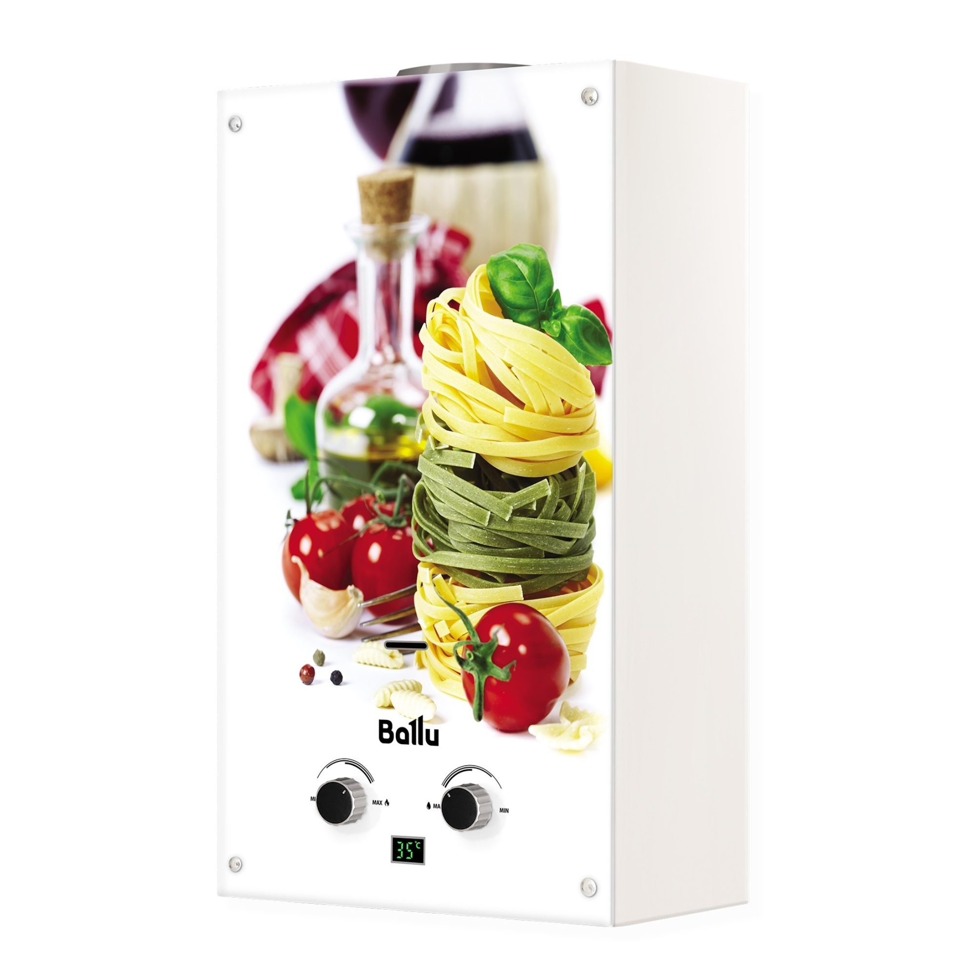 Колонка газовая Ballu GWH 10 FIERY GLASS PASTA