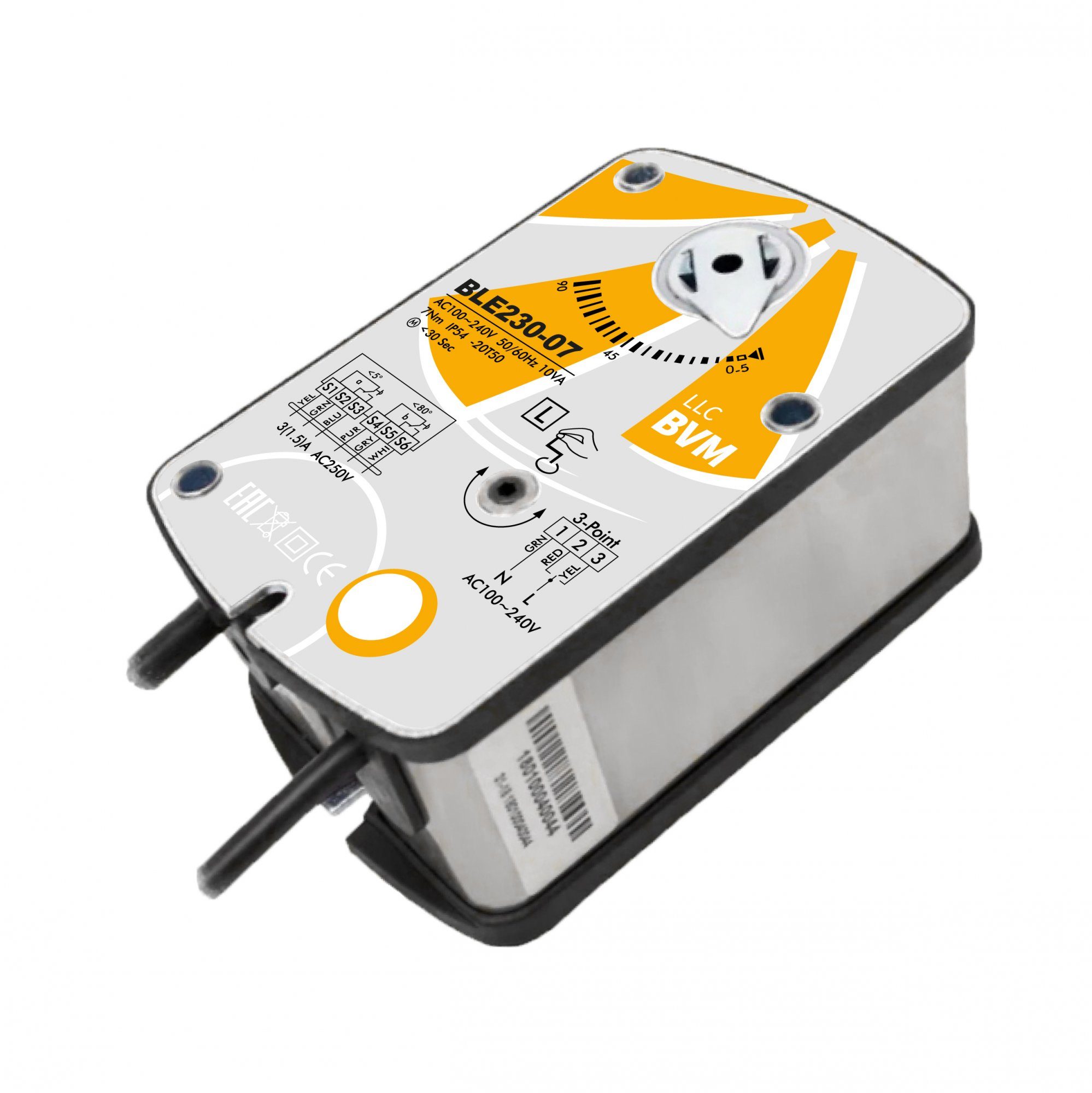 Электропривод для дымовых клапанов BVM BLE230-07