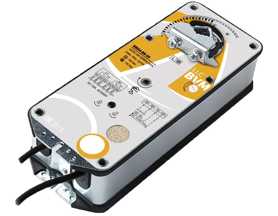 Электропривод для воздушных BVM SM24-BS-20