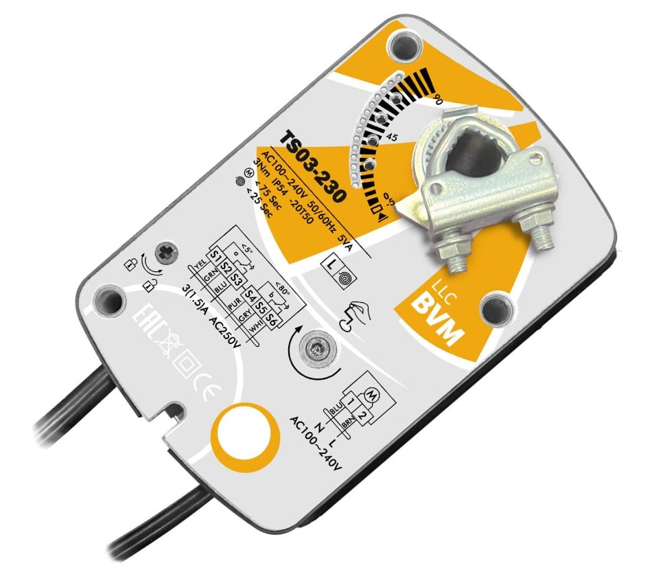 Электропри BVM TS03-230 Потребляемая мощность, Вт