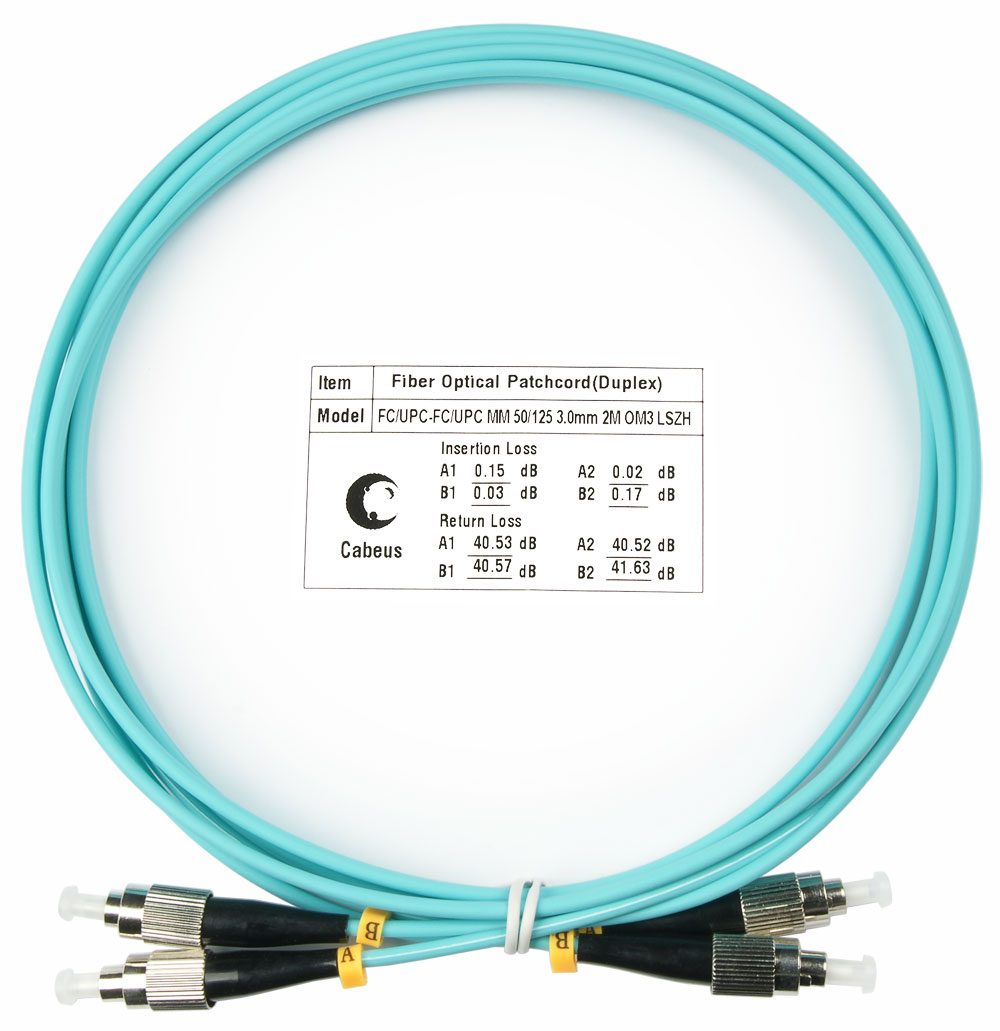 Оптический патч-корд Cabeus FOP-50-FC-FC-1,5M