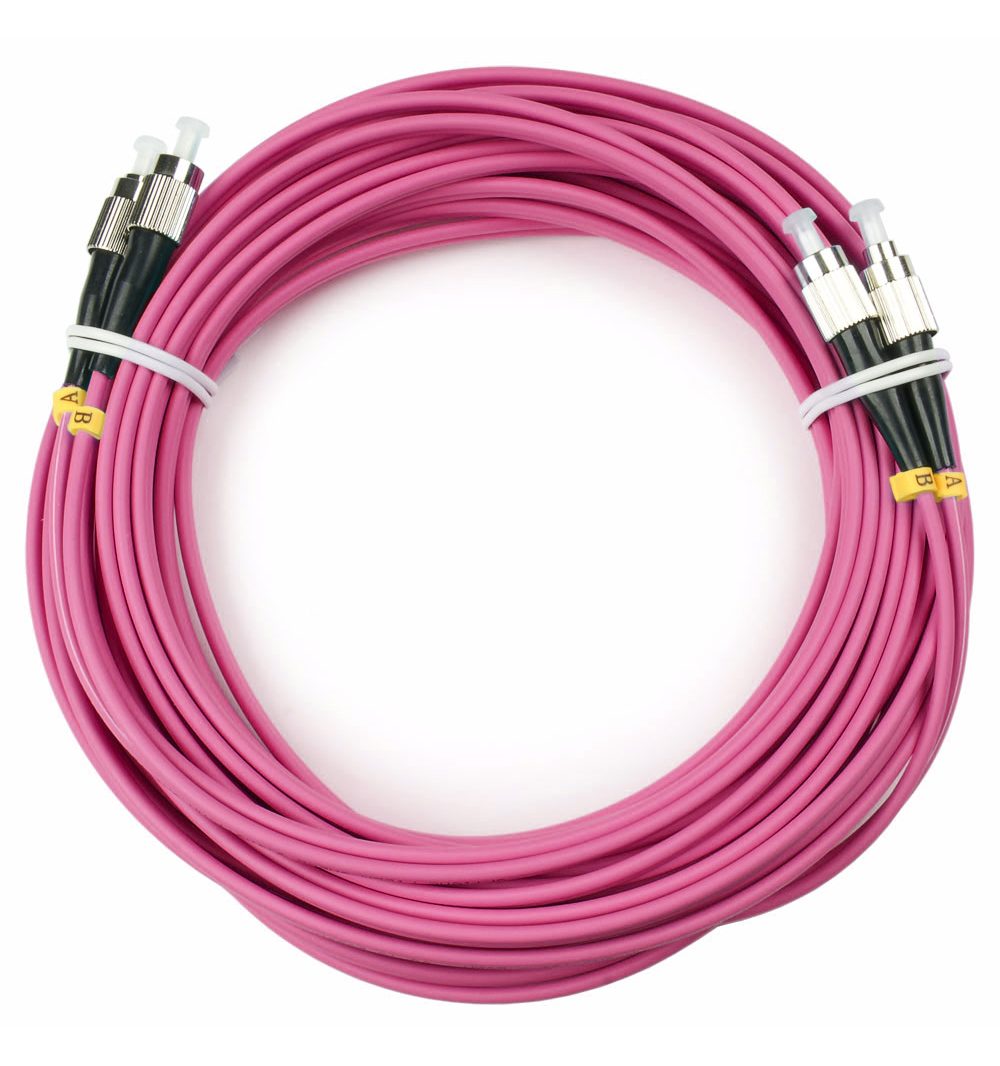 Оптический патч-корд Cabeus FOP-50-OM4-FC-FC-10M
