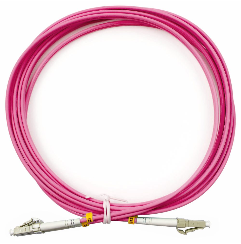 Оптический патч-корд Cabeus FOP-50-OM4-LC-LC-3M