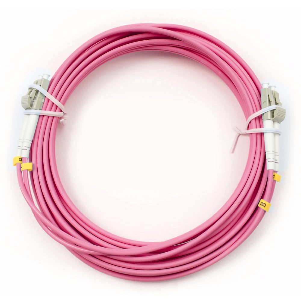 Оптический патч-корд Cabeus FOP-50-OM4-LC-LC-7M