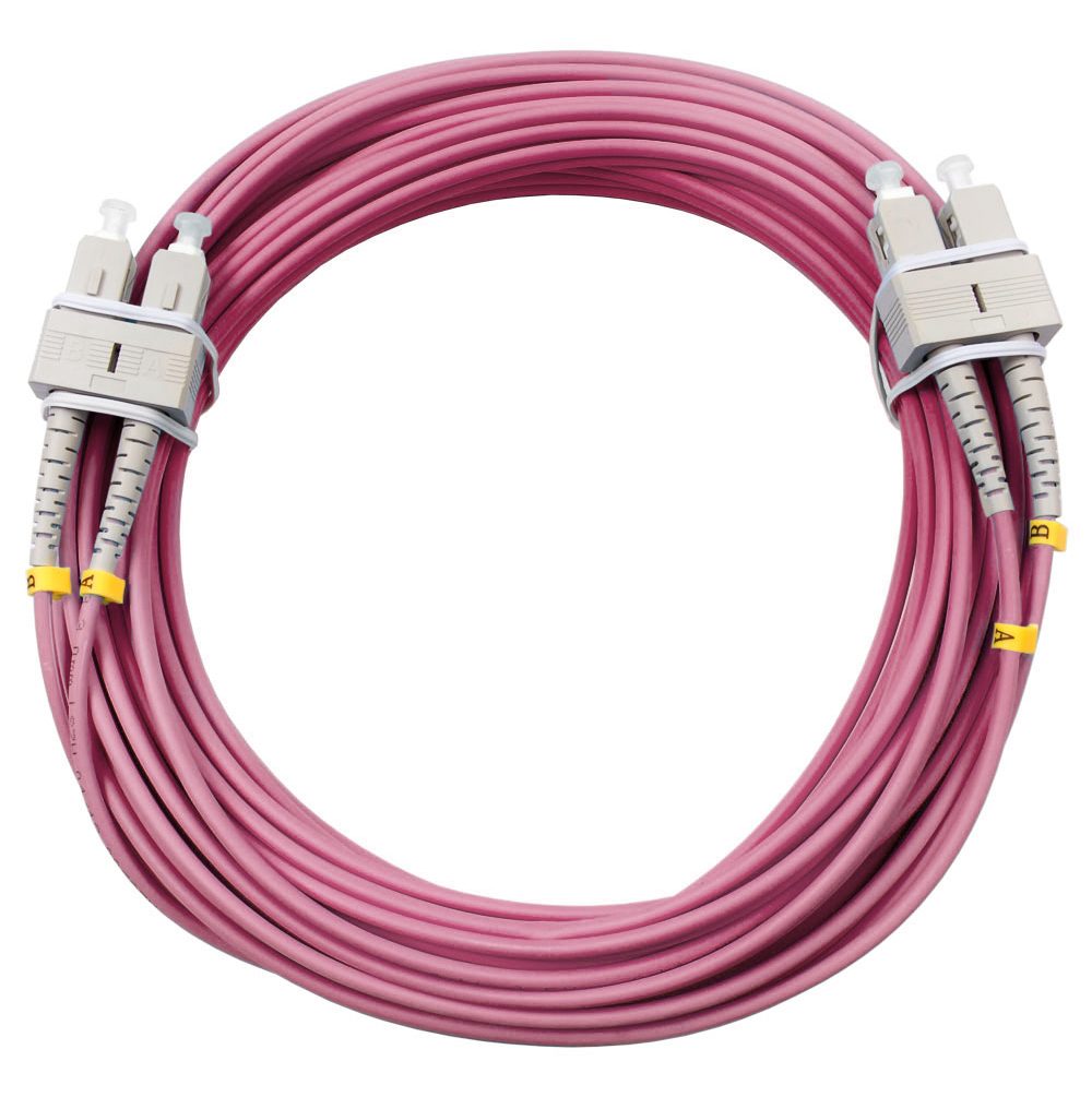Оптический патч-корд Cabeus FOP-50-OM4-SC-SC-10M