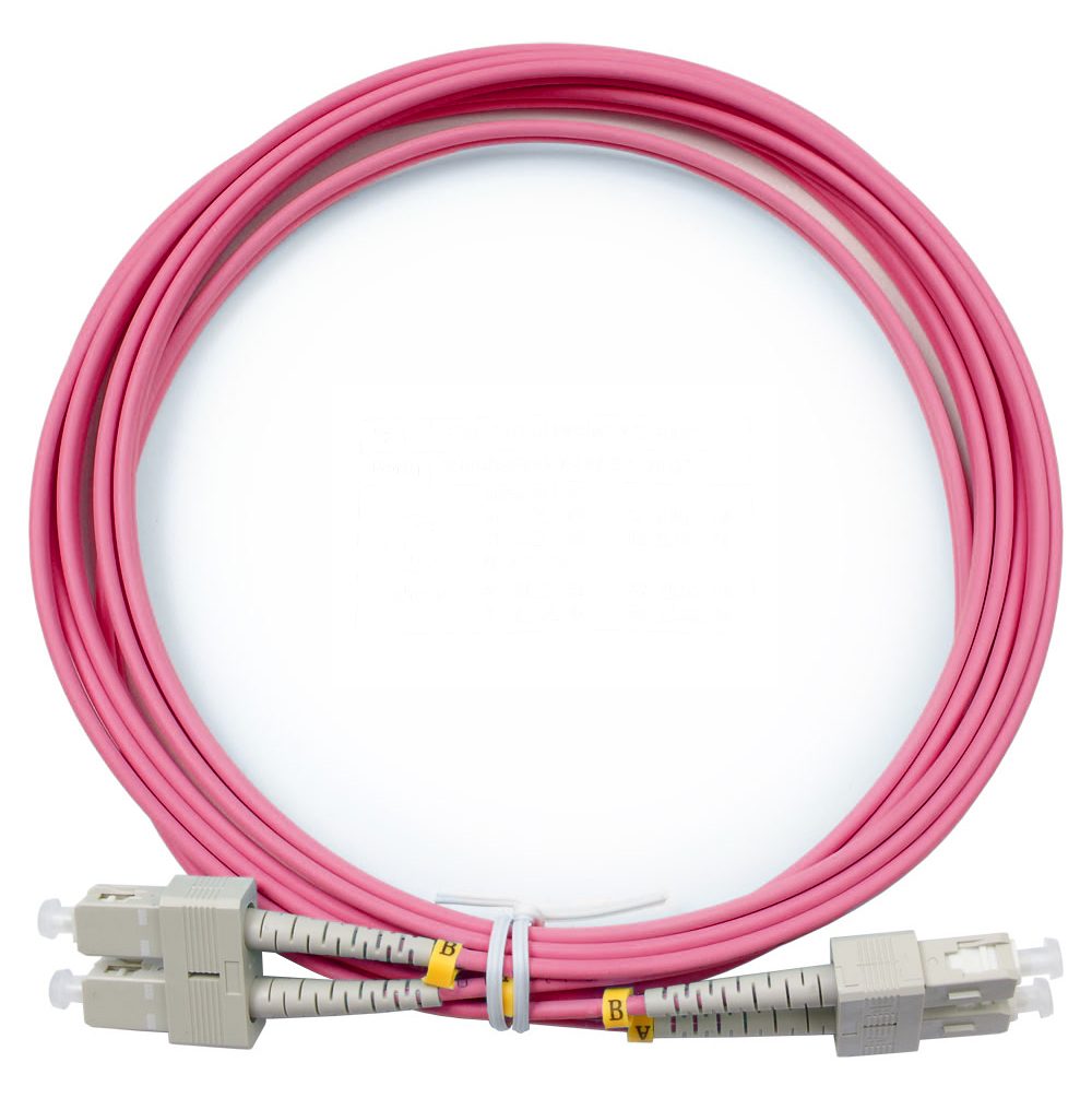 Оптический патч-корд Cabeus FOP-50-OM4-SC-SC-3M