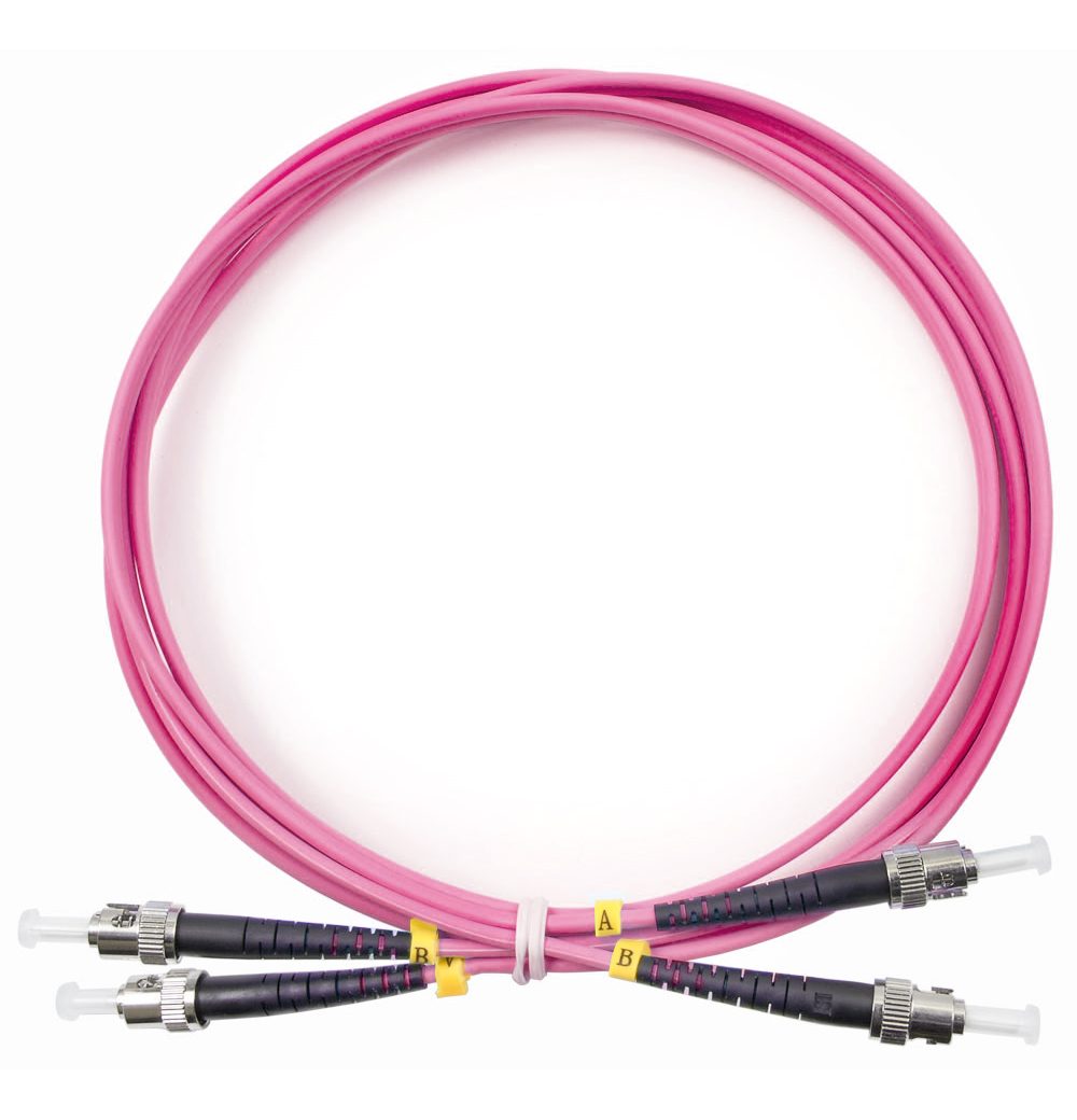 Оптический патч-корд Cabeus FOP-50-OM4-ST-ST-2M