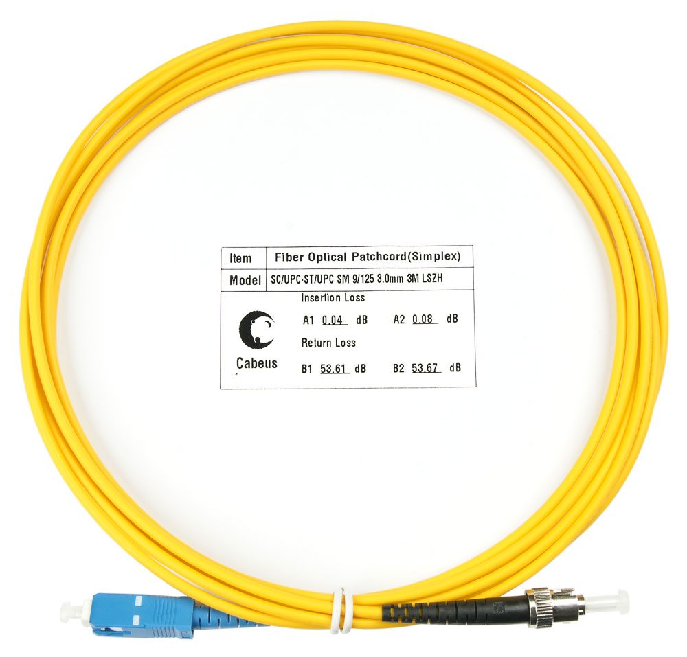 Оптический патч-корд Cabeus FOP(S)-9-SC-ST-3M