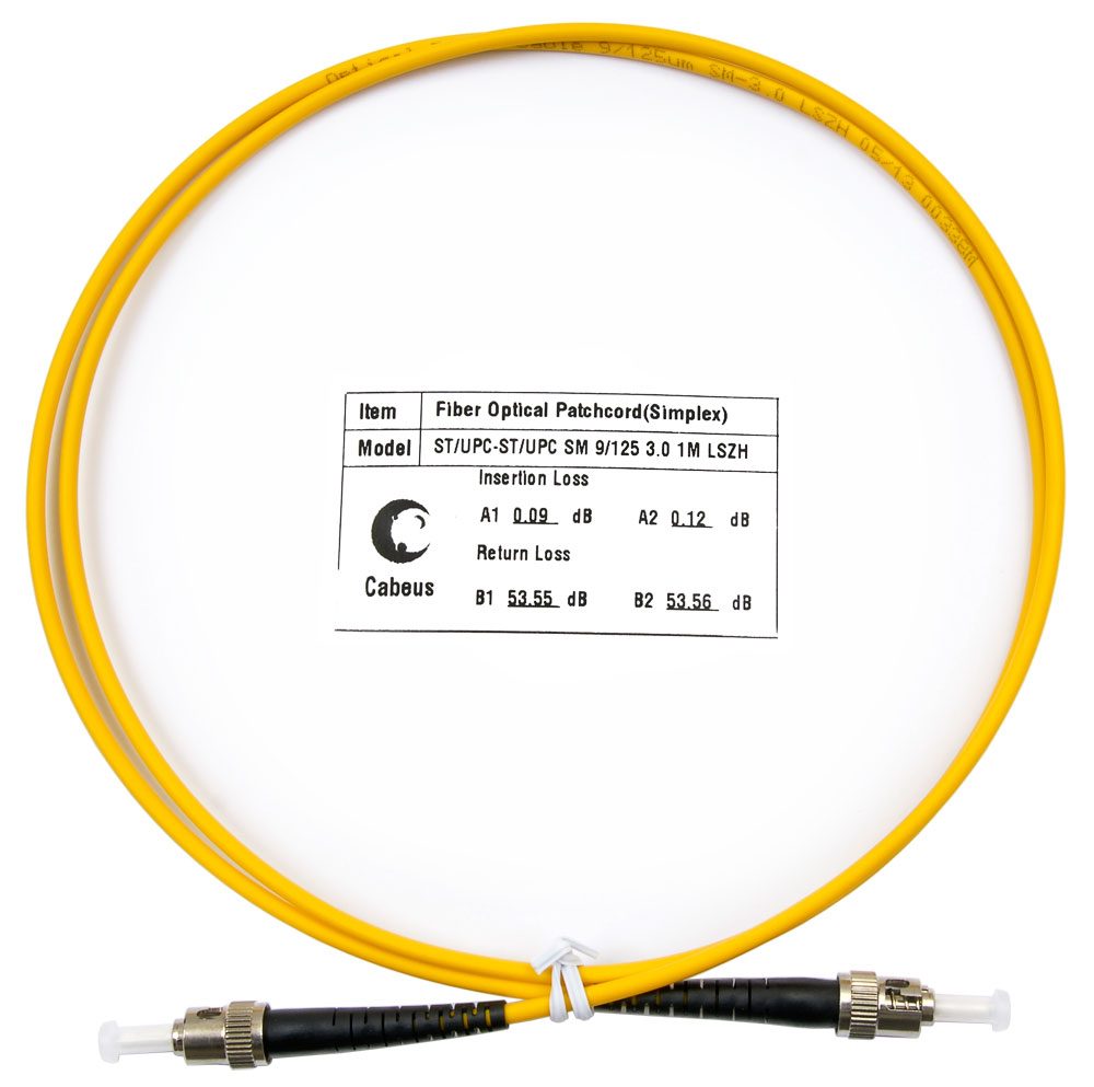 Оптический патч-корд Cabeus FOP(S)-9-ST-ST-1M