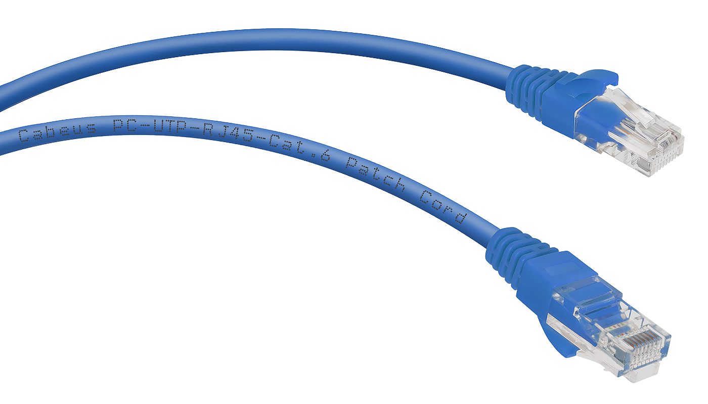 Патч-корд Rj-45 Cabeus PC-UTP-RJ45-CAT.6-5M-BL