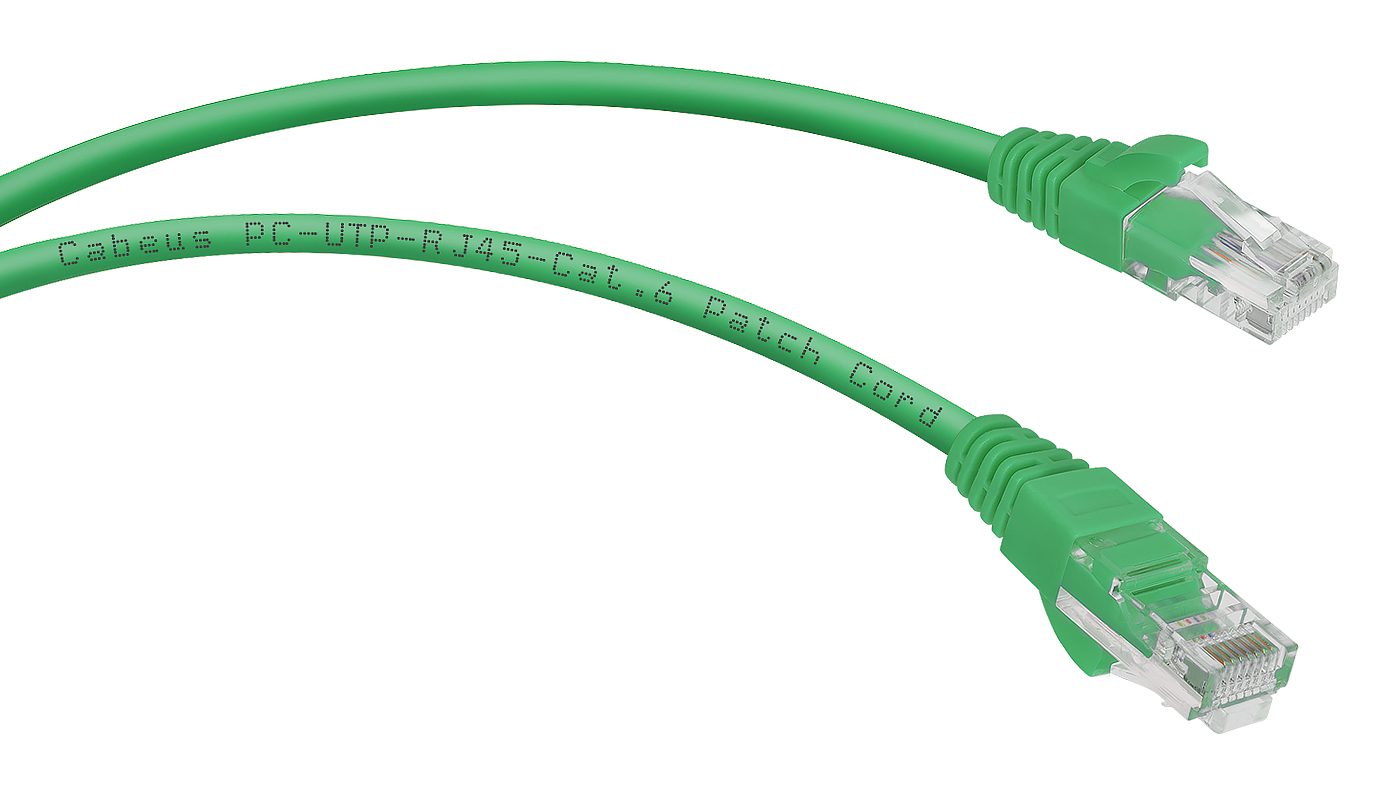 Патч-корд Rj-45 Cabeus PC-UTP-RJ45-CAT.6-5M-GN