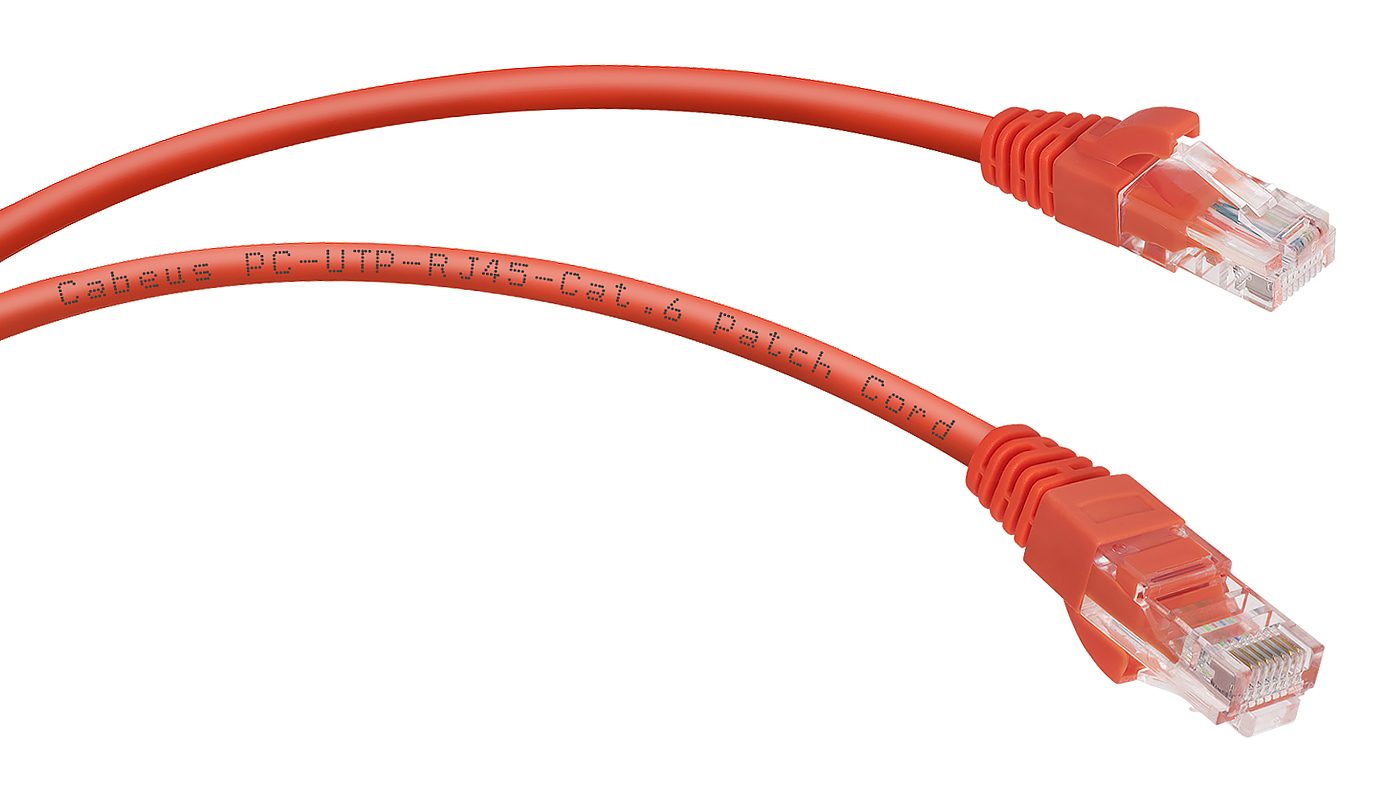 Патч-корд Rj-45 Cabeus PC-UTP-RJ45-CAT.6-5M-RD