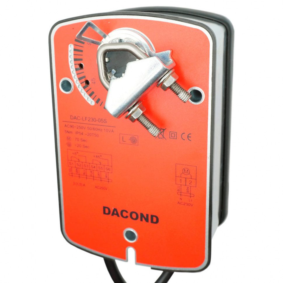 Привод воздушной заслонки Dacond DAC-LF24-05SM
