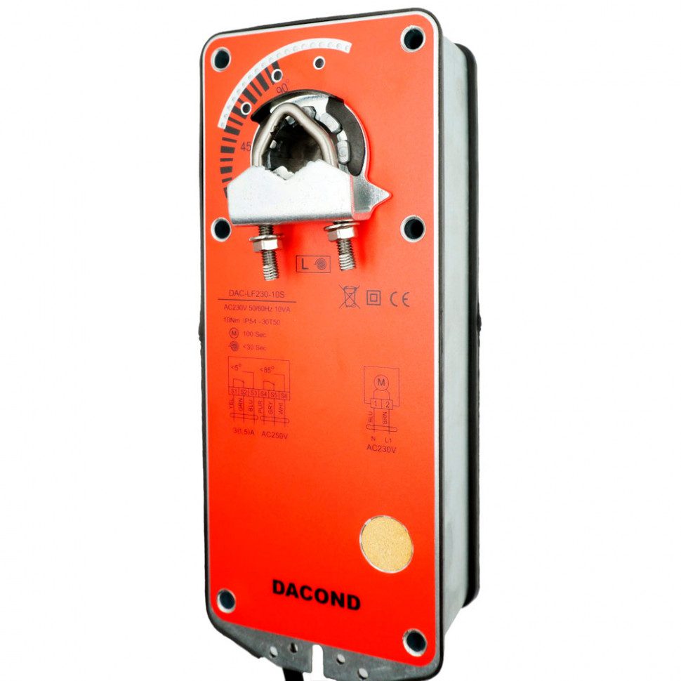 Привод воздушной заслонки Dacond DAC-LF24-10SM