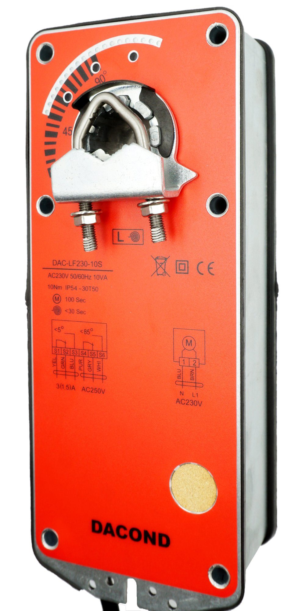 Привод воздушной заслонки Dacond DAC-LF24-20S